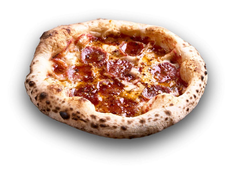 Hot Bee Beef Pepperoni pizza